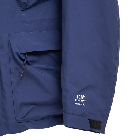 C.P. Company Micro-M (R) Down Field Jacket Peacoat 880 15CMOW220A Degli Uberti